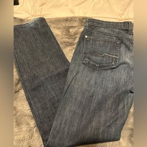7 for all mankind size 30 with Swarovski crystal detail on back pocket